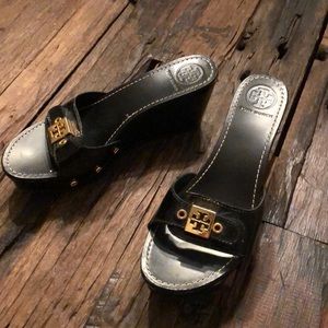 Tory Burch Black Platform Sandal